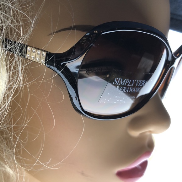 Vera Wang Dark Tortoise Shell Round Lens Unique Thin Arm Design - Picture 3 of 7